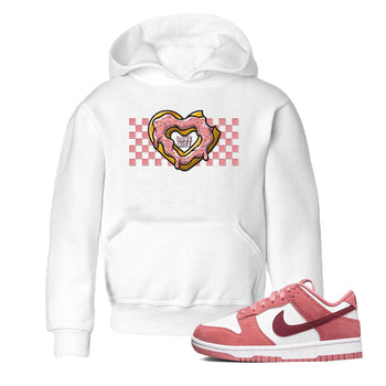 Dunk Valentine's Day shirt to match jordans Love Bite sneaker tees Dunks Valentine's Day SNRT sneaker release tees baby toddler White 1 cotton Shirt