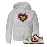 Dunk Valentines Day Sneaker Match Tees Love Bite Sneaker Tees Nike Dunk Valentine's Day Sneaker SNRT Sneaker Tees Kids Shirts