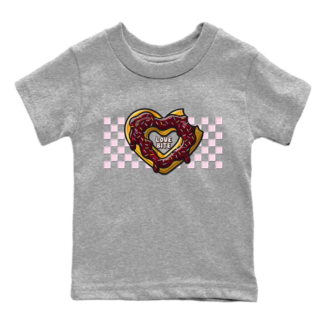 Dunk Valentines Day Sneaker Match Tees Love Bite Sneaker Tees Nike Dunk Valentine's Day Sneaker SNRT Sneaker Tees Kids Shirts