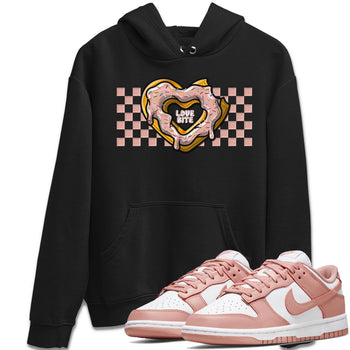 Nike Dunks Low Rose Whisper shirt to match jordans Love Bite sneaker tees Nike Dunk Rose Whisper SNRT Sneaker Release Tees Unisex Black 1 T-Shirt