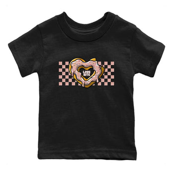 Nike Dunks Low Rose Whisper shirt to match jordans Love Bite sneaker tees Nike Dunk Rose Whisper SNRT Sneaker Release Tees Baby Toddler Black 2 T-Shirt