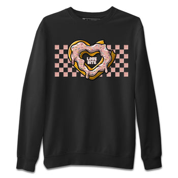 Nike Dunks Low Rose Whisper shirt to match jordans Love Bite sneaker tees Nike Dunk Rose Whisper SNRT Sneaker Release Tees Unisex Black 2 T-Shirt