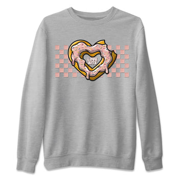 Nike Dunks Low Rose Whisper shirt to match jordans Love Bite sneaker tees Nike Dunk Rose Whisper SNRT Sneaker Release Tees Unisex Heather Grey 2 T-Shirt
