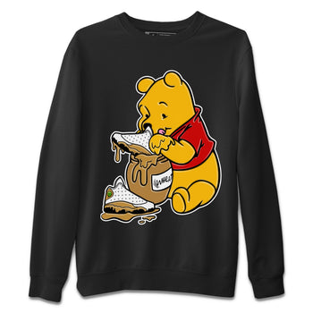Jordan Retro 13 Wheat Sneaker Matching Tee Love Honey Sneaker Tees Air Jordan 13 Wheat Sneaker Release Tees Unisex Shirts Black 2