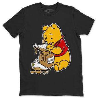 Jordan Retro 13 Wheat Sneaker Matching Tee Love Honey Sneaker Tees Air Jordan 13 Wheat Sneaker Release Tees Unisex Shirts Black 2