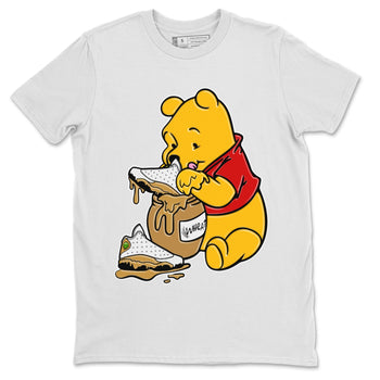 Jordan Retro 13 Wheat Sneaker Matching Tee Love Honey Sneaker Tees Air Jordan 13 Wheat Sneaker Release Tees Unisex Shirts White 2