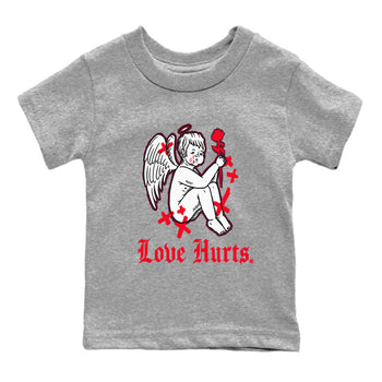 AF1 Layers Of Love Shirt To Match Jordans Love Hurts Streetwear Fashion Air Force 1 Layers Of Love Valentine's Day Design Tee SNRT sneaker release tees baby toddler Heather Grey 2 cotton Shirt