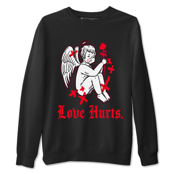 AF1 Layers Of Love Shirt To Match Jordans Love Hurts Streetwear Fashion Air Force 1 Layers Of Love Valentine's Day Design Tee SNRT Sneaker Release Tees unisex cotton Black 2 crew neck shirt