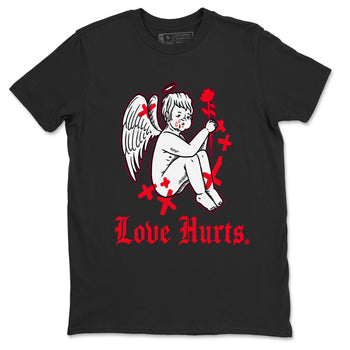 AF1 Layers Of Love Shirt To Match Jordans Love Hurts Streetwear Fashion Air Force 1 Layers Of Love Valentine's Day Design Tee SNRT Sneaker Release Tees unisex cotton Black 2 crew neck shirt
