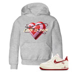 Air Force 1 Valentines Day Sneaker Match Tees Love Is Pain Sneaker Tees Air Force 1 Valentines Day Sneaker Release Tees Kids Shirts