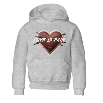 Air More Uptempo Valentines Day Sneaker Match Tees Love is Pain Sneaker Tees Air More Uptempo Valentines Day Sneaker Release Tees Kids Shirts