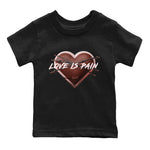 Air More Uptempo Valentines Day Sneaker Match Tees Love is Pain Sneaker Tees Air More Uptempo Valentines Day Sneaker Release Tees Kids Shirts