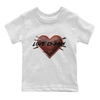 Air More Uptempo Valentines Day Sneaker Match Tees Love is Pain Sneaker Tees Air More Uptempo Valentines Day Sneaker Release Tees Kids Shirts