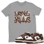 Dunk Low WMNS Cacao Wow sneaker shirt to match jordans Love Kills sneaker tees Dunk Cacao Wow SNRT Sneaker Tees Crew Neck Unisex Cotton Sneaker T-Shirt Heather Grey 1 T-Shirt