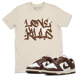 Dunk Low WMNS Cacao Wow sneaker shirt to match jordans Love Kills sneaker tees Dunk Cacao Wow SNRT Sneaker Tees Crew Neck Unisex Cotton Sneaker T-Shirt Natural 1 T-Shirt