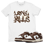 Dunk Low WMNS Cacao Wow sneaker shirt to match jordans Love Kills sneaker tees Dunk Cacao Wow SNRT Sneaker Tees Crew Neck Unisex Cotton Sneaker T-Shirt White 1 T-Shirt