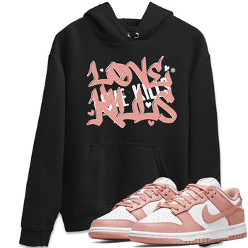 Dunks Low Rose Whisper shirt to match jordans Love Kills sneaker tees Dunk Rose Whisper SNRT Sneaker Release Tees Unisex Black 1 T-Shirt