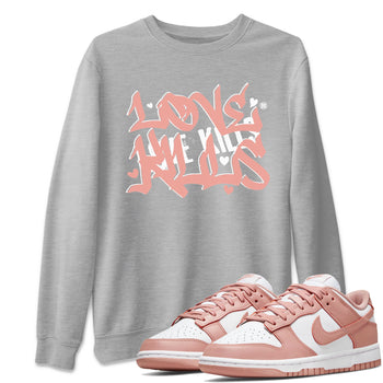 Dunks Low Rose Whisper shirt to match jordans Love Kills sneaker tees Dunk Rose Whisper SNRT Sneaker Release Tees Unisex Heather Grey 1 T-Shirt