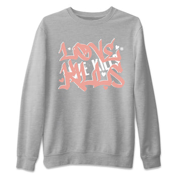 Dunks Low Rose Whisper shirt to match jordans Love Kills sneaker tees Dunk Rose Whisper SNRT Sneaker Release Tees Unisex Heather Grey 2 T-Shirt