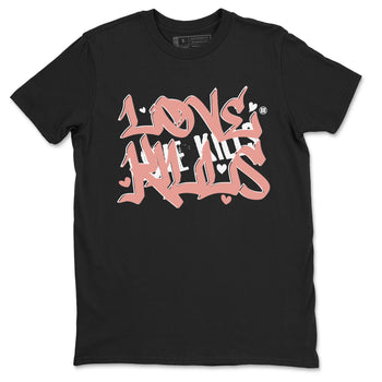 Dunks Low Rose Whisper shirt to match jordans Love Kills sneaker tees Dunk Rose Whisper SNRT Sneaker Release Tees Unisex Black 2 T-Shirt