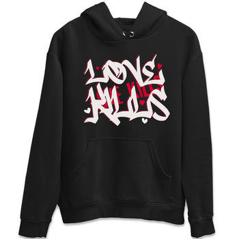 Jordan 1 Bred Patent Sneaker Match Tees Love Kills Sneaker Tees Jordan 1 Bred Patent Sneaker Release Tees Unisex Shirts