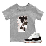 11s WMNS Neapolitan shirt to match jordans Love Memory sneaker tees Air Jordan 11 Neapolitan SNRT Sneaker Tees Sneaker Matching Shirt Baby Toddler Heather Grey 1 T-Shirt