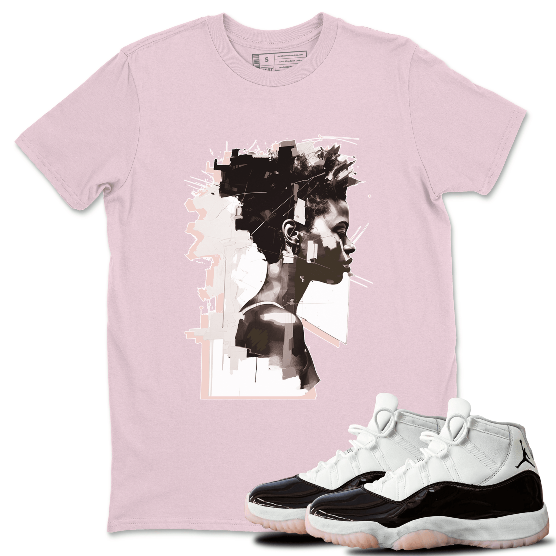 11s WMNS Neapolitan shirt to match jordans Love Memory sneaker tees Air Jordan 11 Neapolitan SNRT Sneaker Tees Sneaker Matching Shirt Unisex Pink 1 T-Shirt