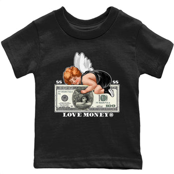 Jordan 12 Playoffs Sneaker Match Tees Love Money Sneaker Tees Jordan 12 Playoffs Sneaker Release Tees Kids Shirts