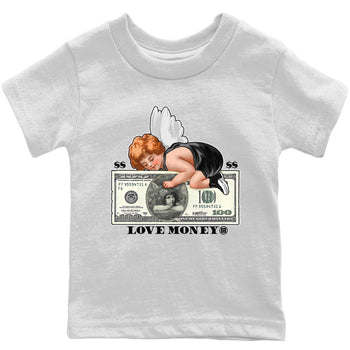 Jordan 12 Playoffs Sneaker Match Tees Love Money Sneaker Tees Jordan 12 Playoffs Sneaker Release Tees Kids Shirts