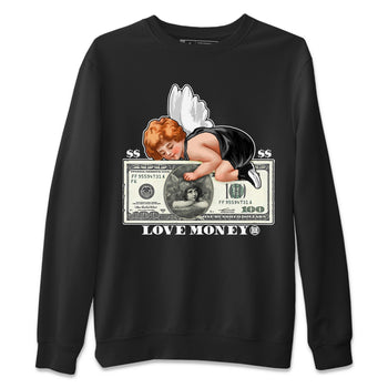 Jordan 12 Playoffs Sneaker Match Tees Love Money Sneaker Tees Jordan 12 Playoffs Sneaker Release Tees Unisex Shirts