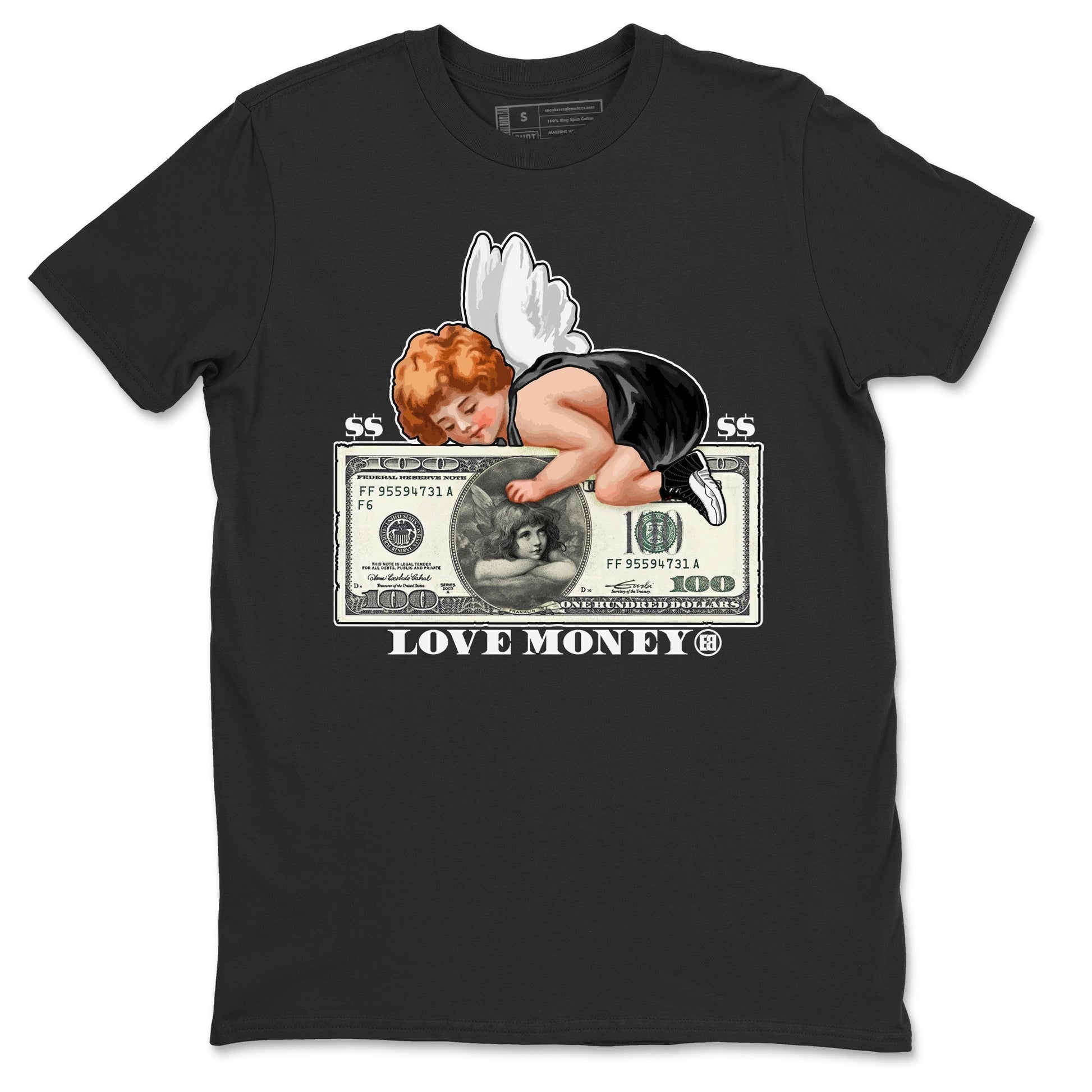 Jordan 12 Playoffs Sneaker Match Tees Love Money Sneaker Tees Jordan 12 Playoffs Sneaker Release Tees Unisex Shirts