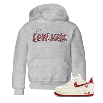 Air Force 1 Valentines Day Sneaker Match Tees Love More Sneaker Tees Air Force 1 Valentines Day Sneaker Release Tees Kids Shirts