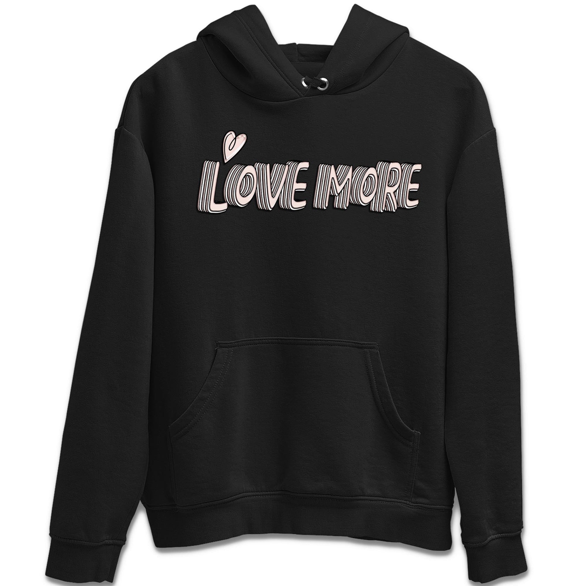 Air Jordan 1 Washed Pink Sneaker Match Tees Love More Sneaker Tees AJ1 Washed Pink Sneaker Release Tees Unisex Shirts Black 2