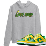 Dunk Reverse Brazil Sneaker Match Tees Love More Sneaker Tees Dunk Reverse Brazil Sneaker Release Tees Unisex Shirts