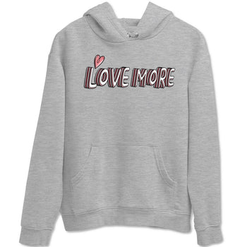 Dunk Valentine's Day shirt to match jordans Love More sneaker tees Dunks Valentine's Day SNRT sneaker Release Tees unisex cotton Heather Grey 2 crew neck shirt