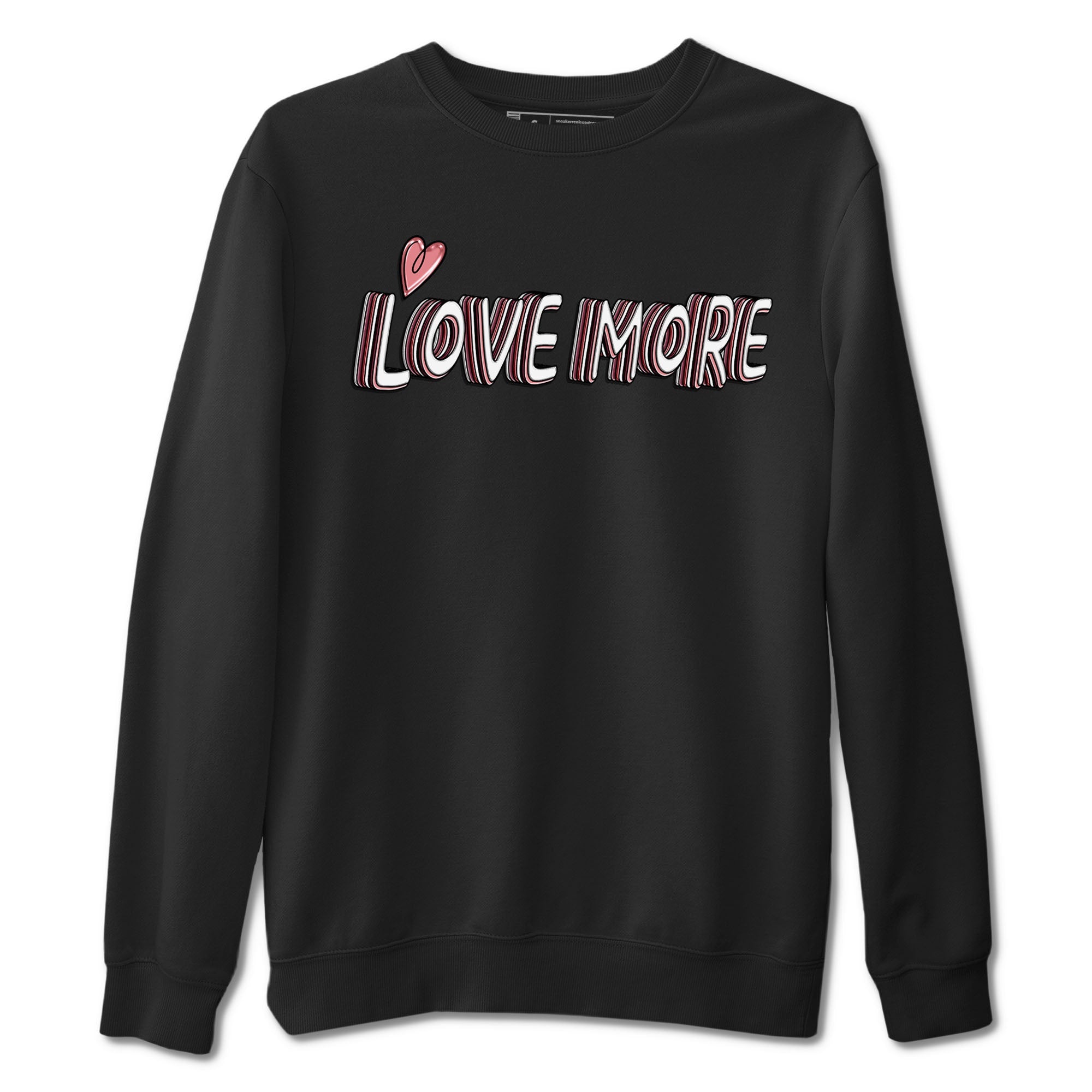 Dunk Valentine's Day shirt to match jordans Love More sneaker tees Dunks Valentine's Day SNRT sneaker Release Tees unisex cotton Black 2 crew neck shirt