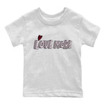 Dunk Valentines Day Sneaker Match Tees Love More Sneaker Tees Nike Dunk Valentine's Day Sneaker SNRT Sneaker Tees Kids Shirts