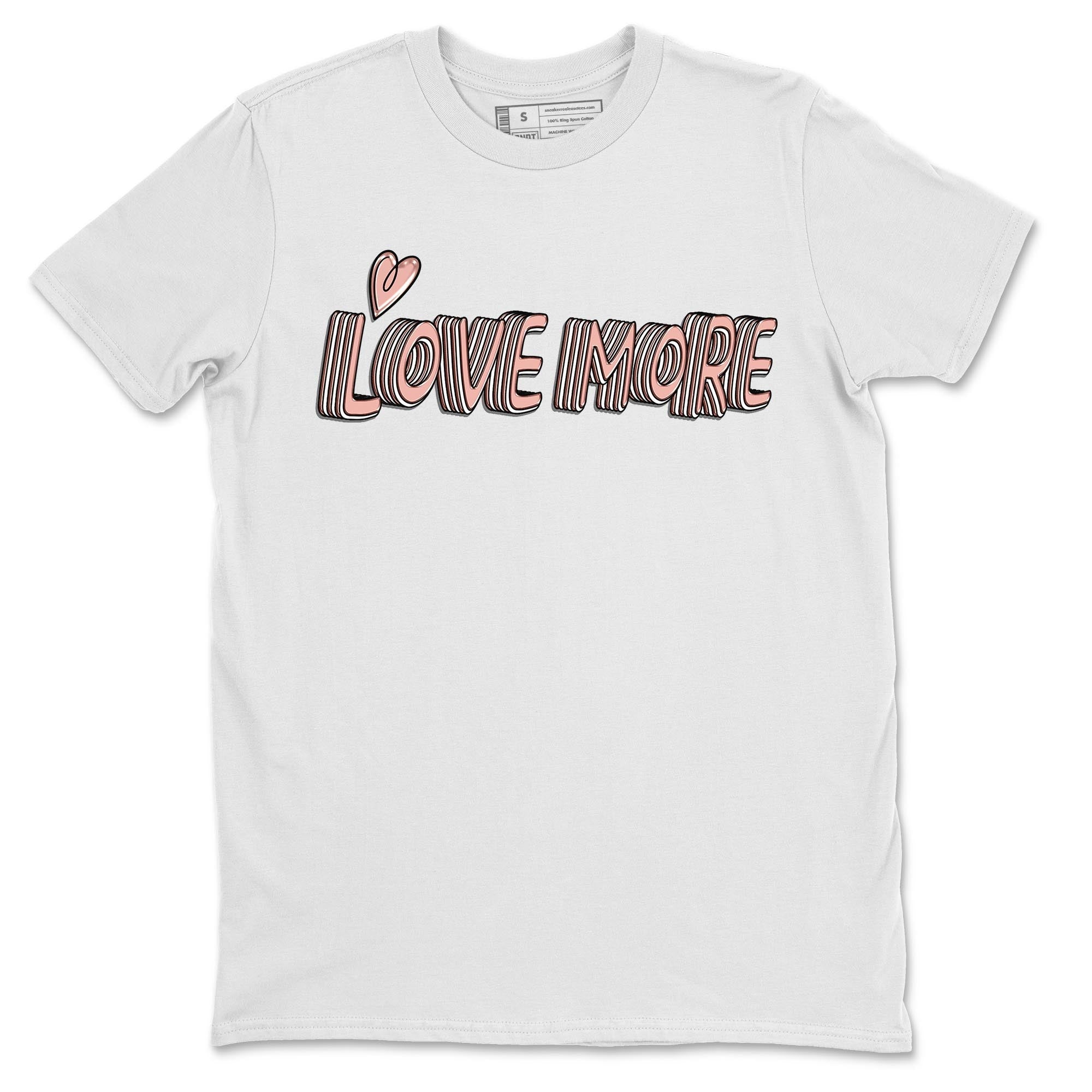 Nike Dunks Low Rose Whisper shirt to match jordans Love More sneaker tees Nike Dunk Rose Whisper SNRT Sneaker Release Tees Unisex White 2 T-Shirt