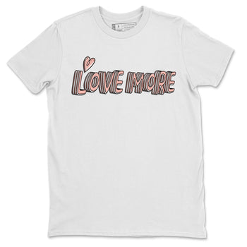 Nike Dunks Low Rose Whisper shirt to match jordans Love More sneaker tees Nike Dunk Rose Whisper SNRT Sneaker Release Tees Unisex White 2 T-Shirt