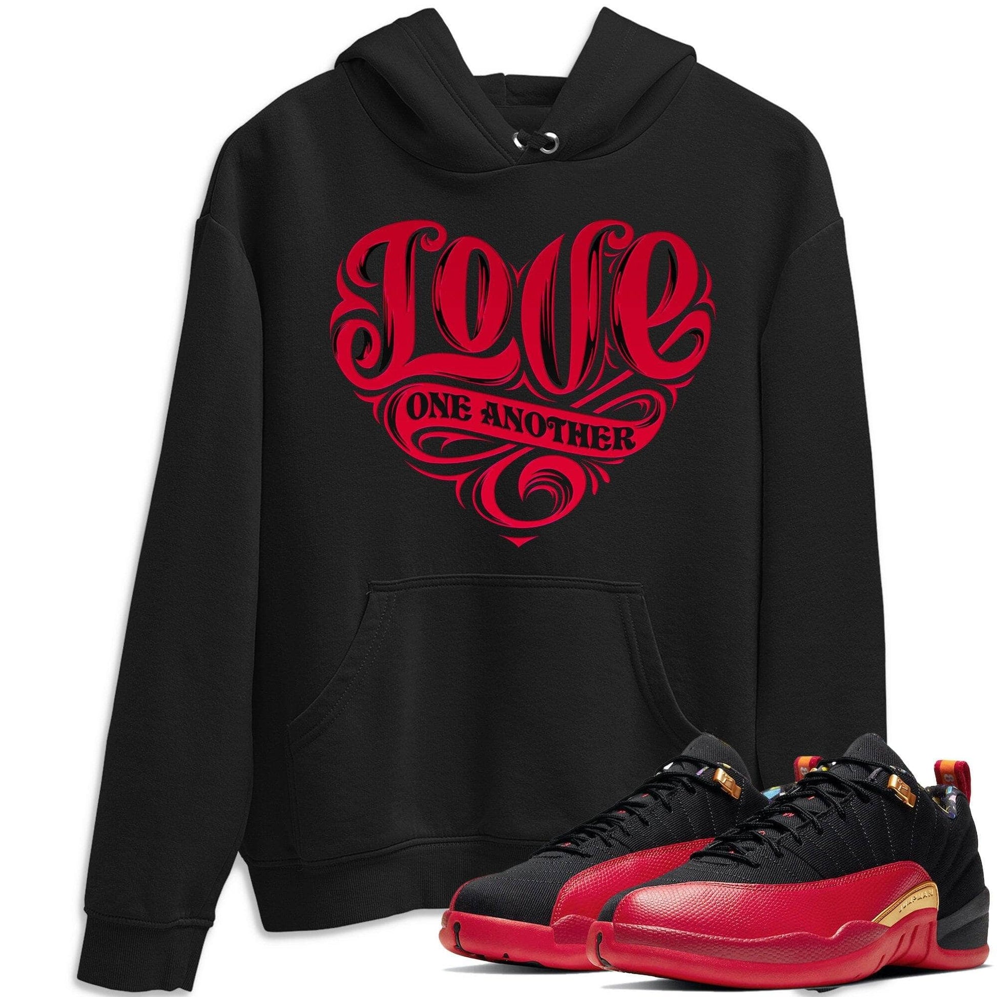 Jordan 12 Super Bowl Sneaker Match Tees Love One Another Sneaker Tees Jordan 12 Super Bowl Sneaker Release Tees Unisex Shirts