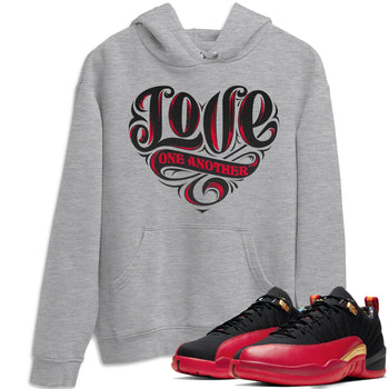 Jordan 12 Super Bowl Sneaker Match Tees Love One Another Sneaker Tees Jordan 12 Super Bowl Sneaker Release Tees Unisex Shirts