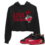 Jordan 12 Super Bowl Sneaker Match Tees Love Poison Sneaker Tees Jordan 12 Super Bowl Sneaker Release Tees Women's Shirts