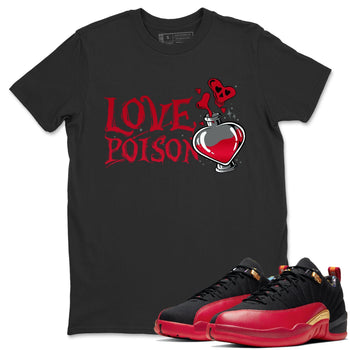 Jordan 12 Super Bowl Sneaker Match Tees Love Poison Sneaker Tees Jordan 12 Super Bowl Sneaker Release Tees Unisex Shirts