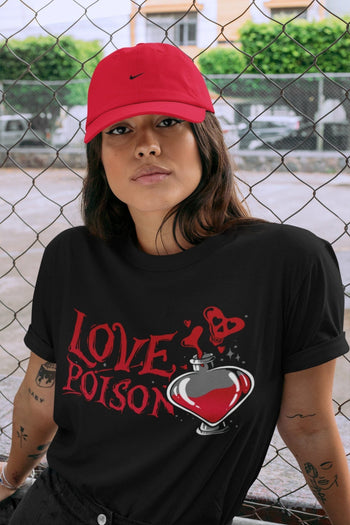 Jordan 12 Super Bowl Sneaker Match Tees Love Poison Sneaker Tees Jordan 12 Super Bowl Sneaker Release Tees Unisex Shirts