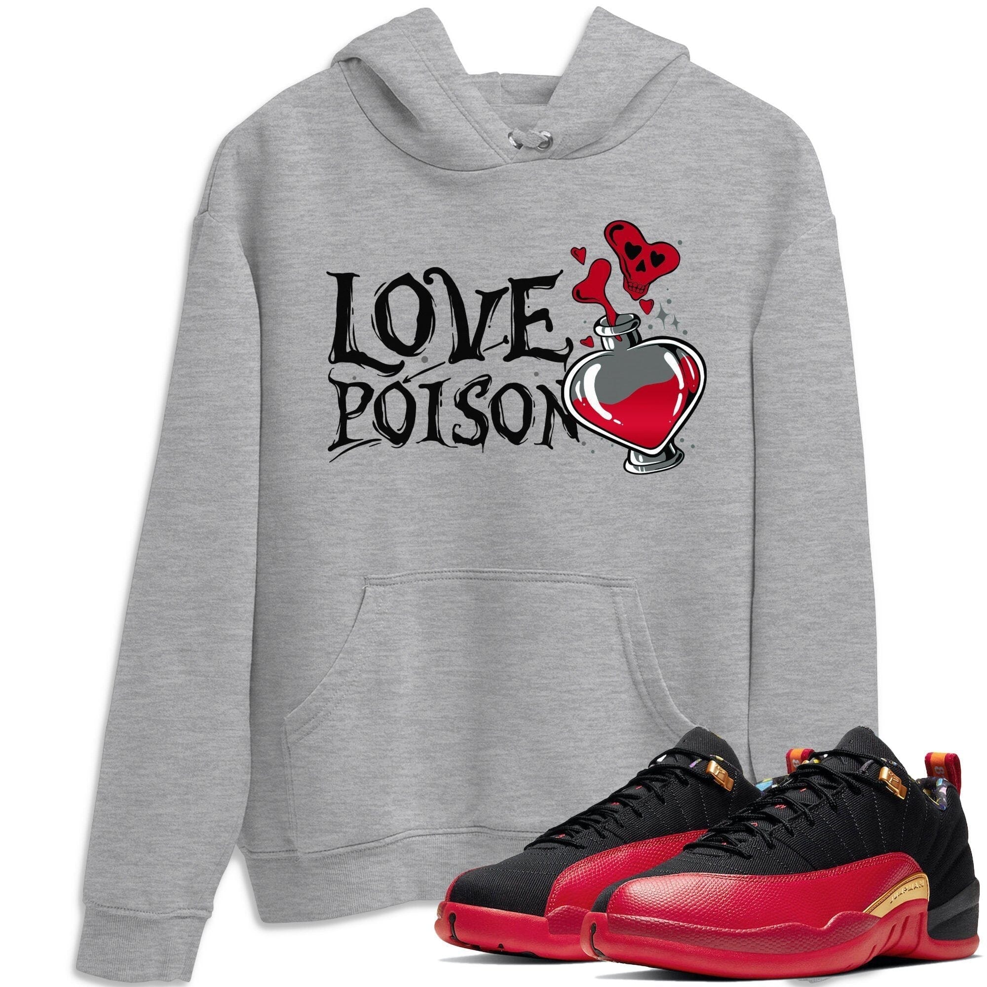 Jordan 12 Super Bowl Sneaker Match Tees Love Poison Sneaker Tees Jordan 12 Super Bowl Sneaker Release Tees Unisex Shirts