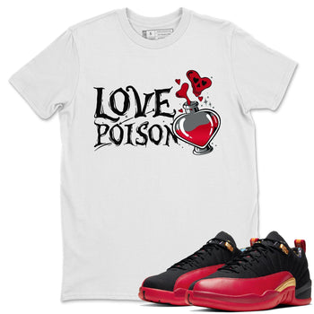 Jordan 12 Super Bowl Sneaker Match Tees Love Poison Sneaker Tees Jordan 12 Super Bowl Sneaker Release Tees Unisex Shirts