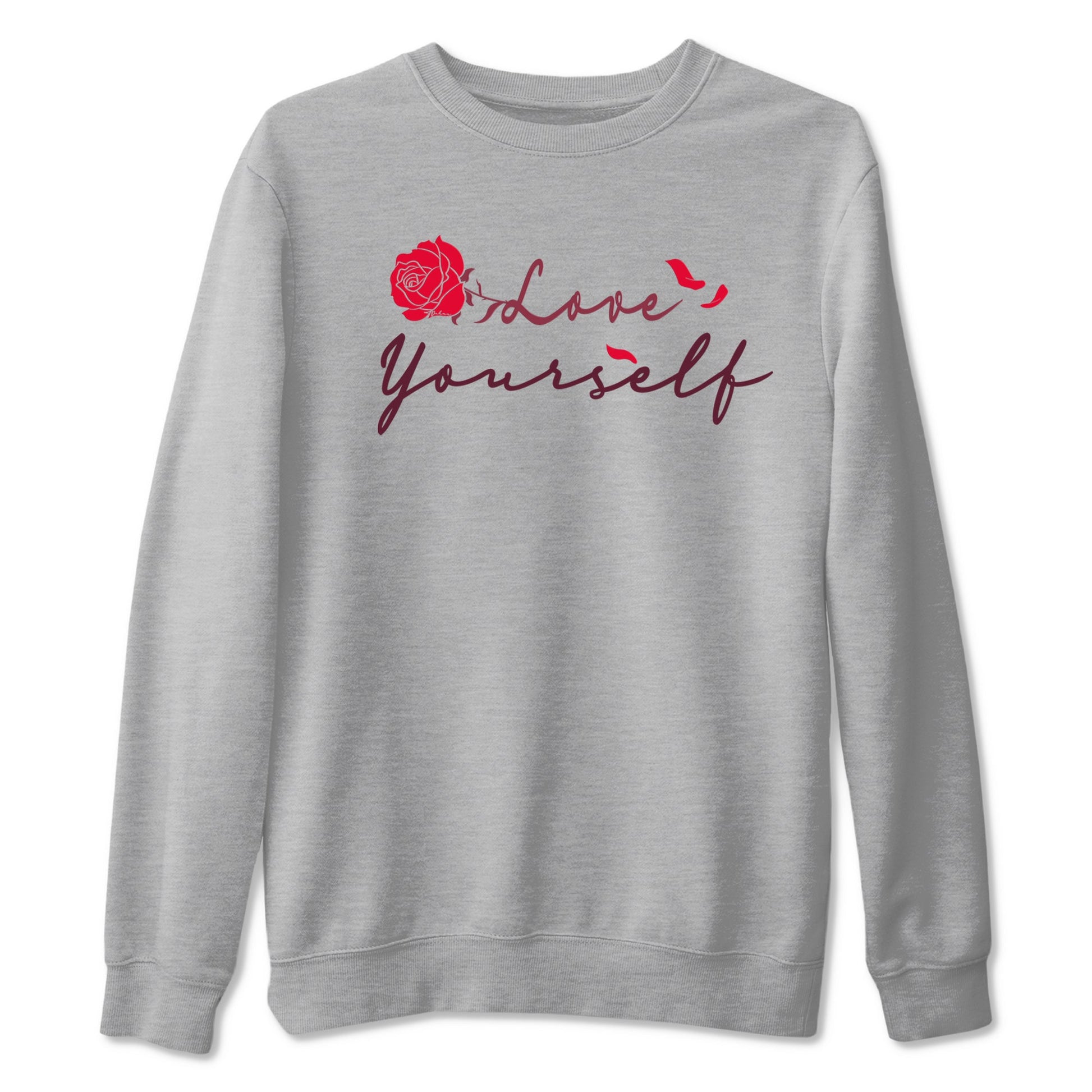 AF1 Layers Of Love shirt to match jordans Love Yourself sneaker tees Air Force1 Layers Of Love SNRT Sneaker Release Tees unisex cotton Heather Grey 2 crew neck shirt