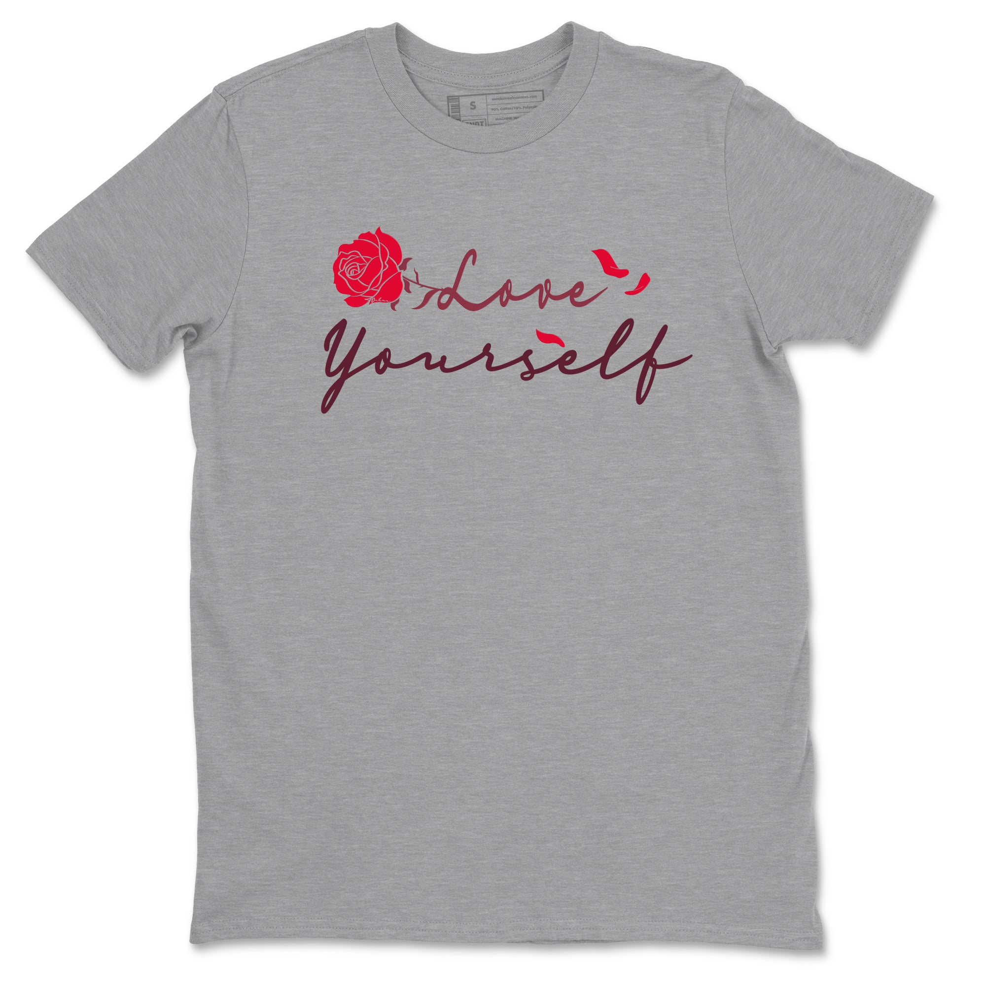 AF1 Layers Of Love shirt to match jordans Love Yourself sneaker tees Air Force1 Layers Of Love SNRT Sneaker Release Tees unisex cotton Heather Grey 2 crew neck shirt