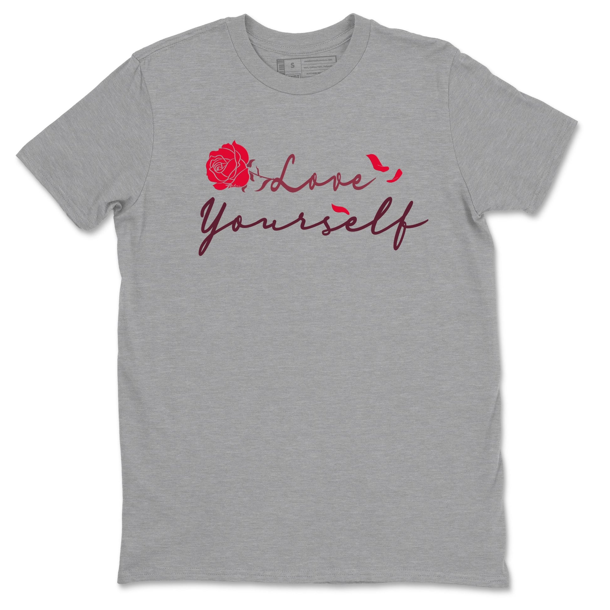 AF1 Layers Of Love shirt to match jordans Love Yourself sneaker tees Air Force1 Layers Of Love SNRT Sneaker Release Tees unisex cotton Heather Grey 2 crew neck shirt