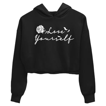 1s Black White shirt to match jordans Love Yourself sneaker tees Air Jordan 1 High OG Black White SNRT Sneaker Release Tees Black 2 crop length shirt